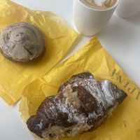 Almond Croissant and Cinnamon Brioche   at Arapina in South East London