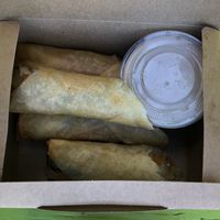 Spring rolls (vegan) at Ramen Takara in Auckland