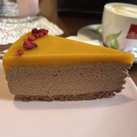 Čokoládovo-mangový dort  at Kavarna Pod Vezi in Plzen