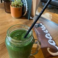 Groene smoothie  at Coava in Nijkerk