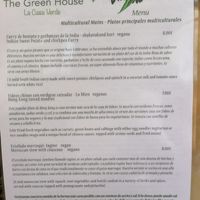 Vegan menu   at The Green House in Santiago De Compostela
