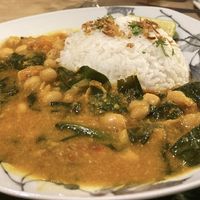 Curry de boniato y garbanzos  at The Green House in Santiago De Compostela