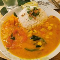 Really nice curry with Sweet potato at The Green House in Santiago De Compostela