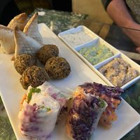 Tris di antipasti  at The Green House in Santiago De Compostela