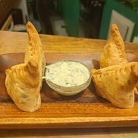 "Bean puffs" at The Green House in Santiago De Compostela