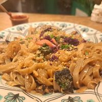 Stir-fried noodles at The Green House in Santiago De Compostela
