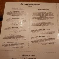 Part of the menu (there are more on the back) - they have menus in both Deusch and English #Veganuary at Huong Que - Mitte in Berlin