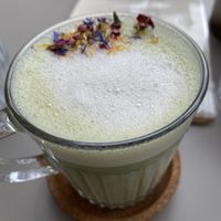 Matcha at LUUC Café in Karlsruhe