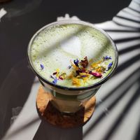 Heißgetränk at LUUC Café in Karlsruhe