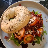 Bagel Moni at LUUC Café in Karlsruhe