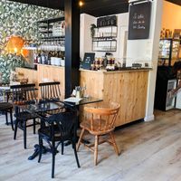 Inside of LUUC Café at LUUC Café in Karlsruhe