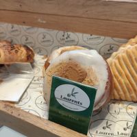 Vegan doughnut at Laurents in North West London