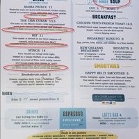 The owner told me that even items not marked as vegan on the menu will soon be available as vegan as well. at Tava Truck in Manitou Springs