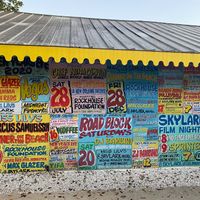Fun mural at Miss Lily's in Negril