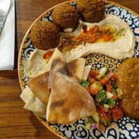 Vegan falafel breakfast at Real Falafel in Adelaide