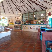 Almost like a rodeo or circus tent...definitely has character, but I can imagine the cowboy/Western theme might offend some folks. at Namphung Santa Fe Resort & Restaurant in Mae Sai