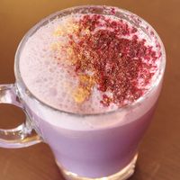 Hippie lattee at Love Peace & Coffee in Edinburgh