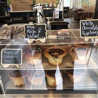 Cinnamon buns  at Love Peace & Coffee in Edinburgh