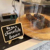 Brownie   at Love Peace & Coffee in Edinburgh
