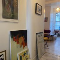 Decor   at Love Peace & Coffee in Edinburgh