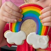 My kids loved this cookie. They had all sorts of cute stuff for Pride month    at Dedicated in Tucson