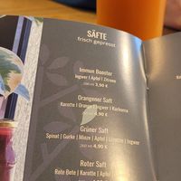 Orange Saft at Joy of Madhu (Noams) in Munich