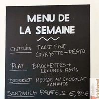 Week menu at Maison Watson in Angers