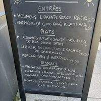 Menu  at Maison Watson in Angers