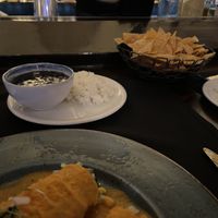 Black beans and rice  at Javier's in Las Vegas