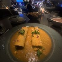 Spinach enchiladas   at Javier's in Las Vegas
