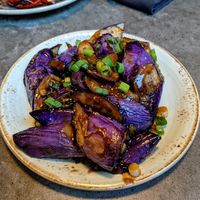 Sichuan Braised Eggplant. at Wu Chow in Austin