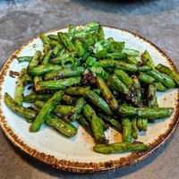 Dry Fried Local Green Beans. at Wu Chow in Austin