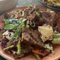 Chengdu Chili chicken (subbed with tofu)  at Wu Chow in Austin