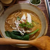 Okinawan laksa at Tamatebako in Naha