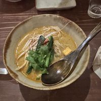 Okinawan Laksa (Coconut Curry Noodles )  at Tamatebako in Naha