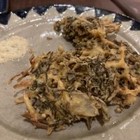 Mozuku Seaweed tempura  at Tamatebako in Naha