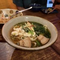 Okinawan noodle bowl  at Tamatebako in Naha
