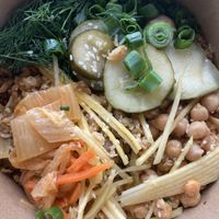 vegan fried rice  at Zanoodle in Ljubljana