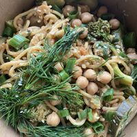 vegan noodles  at Zanoodle in Ljubljana