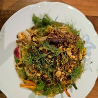 Cold noodles with peanutsauce (12,50€) at Zanoodle in Ljubljana