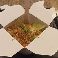 Vegan pad thai at Ruby Food in Ljubljana