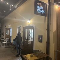 Entrance  at Raw Pasta in Ljubljana