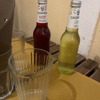 Galvanina soft drinks  at Raw Pasta in Ljubljana