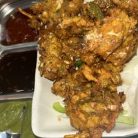 Crispy pakora… so good  at New Everest Cuisine in Mountain View