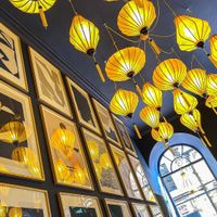 Decor inside the restaurant  at SEN Vietnamese Dining in Edinburgh