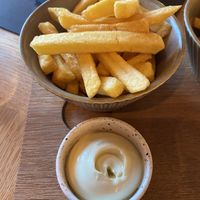 Fries with vegan mayo at Chabot in Vlissingen
