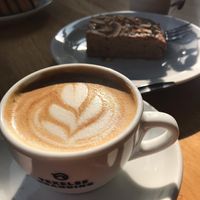 Nice cappuccino at Texelse Branding in Den Burg