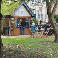 Location at Momo's Garden Café in London