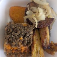 These were my selections! Very delicious at Fela's Vegetarian Restaurant in San Juan