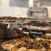 Cakes without refined sugar and white flour at Das Glück Cafe in Darmstadt